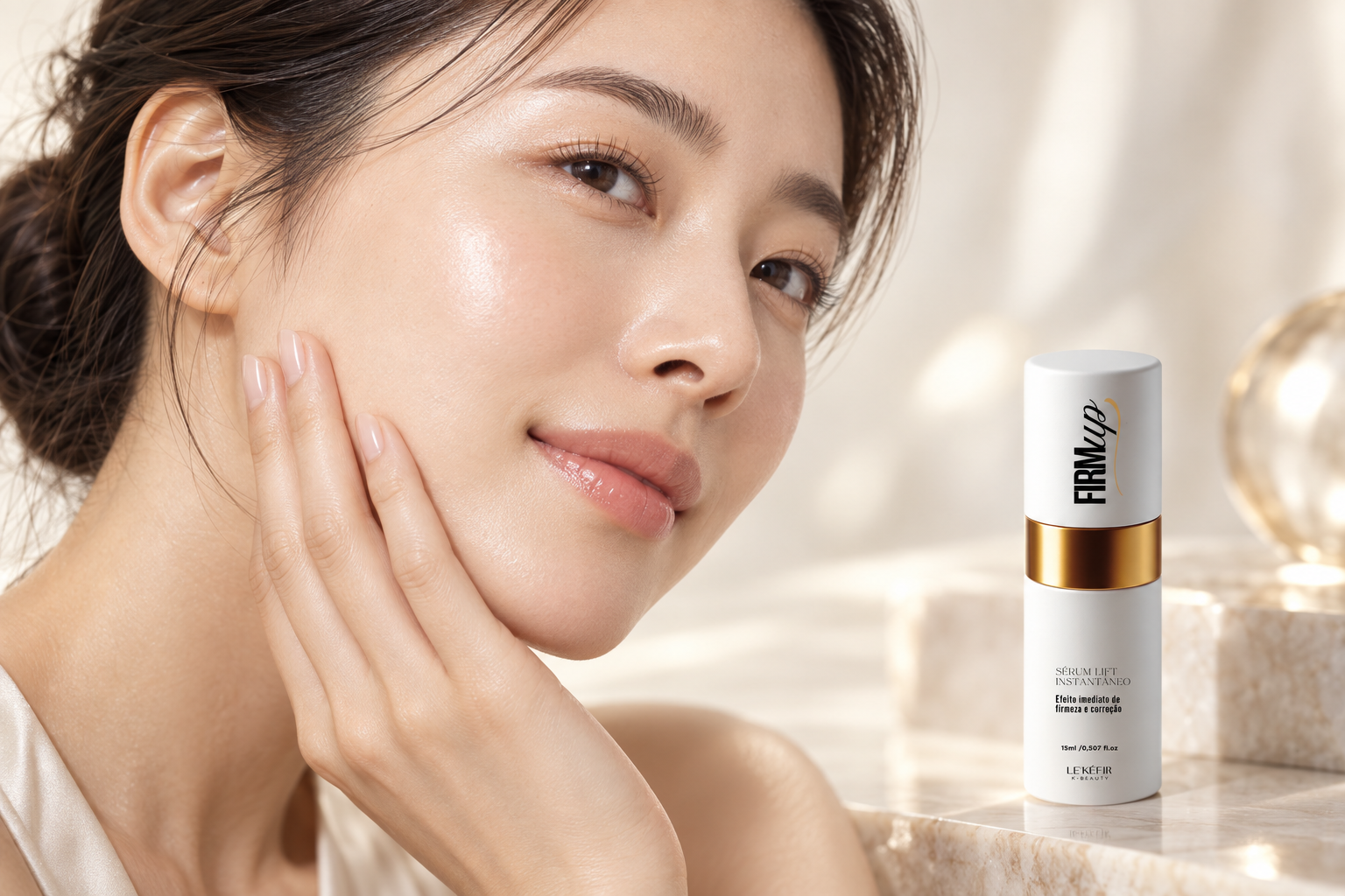 Pele luminosa e uniforme inspirada no ritual K-Beauty
